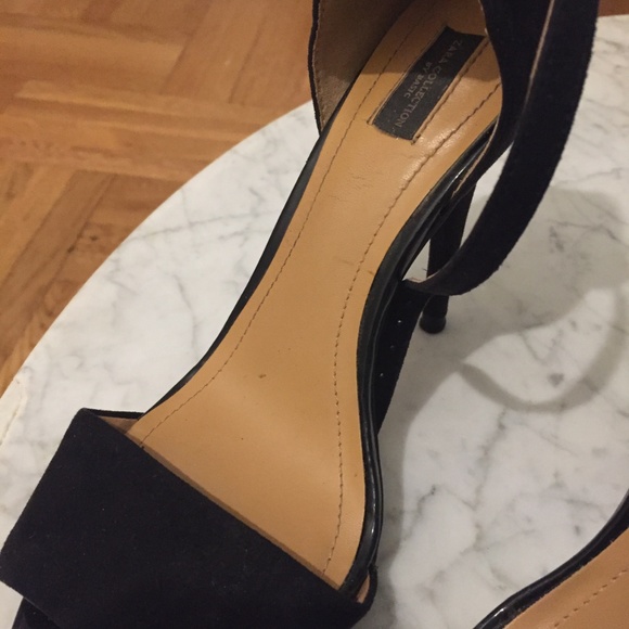 Zara Collection Black Heel Sandals - Picture 6 of 6